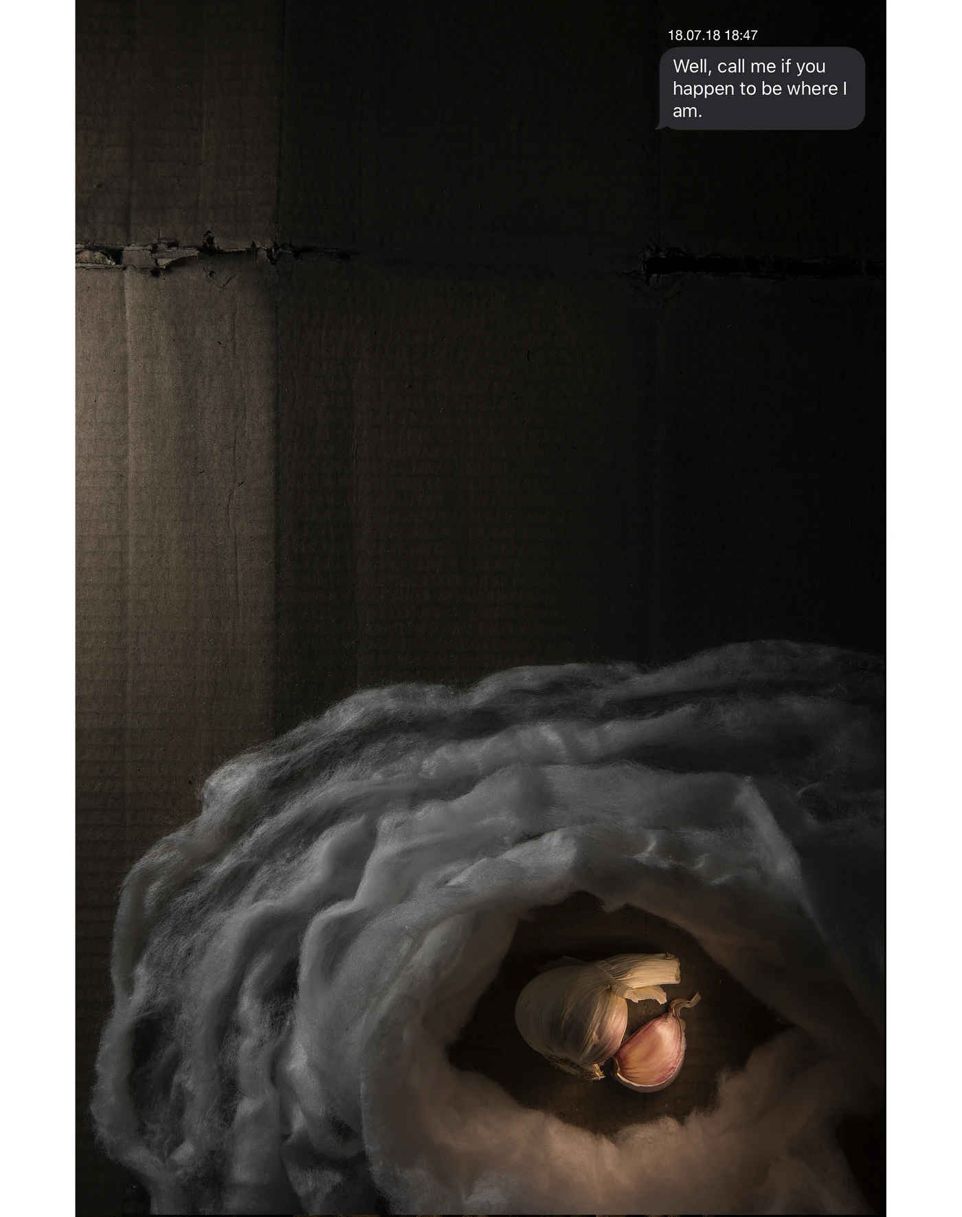 Nothing really, just a hint of garlic